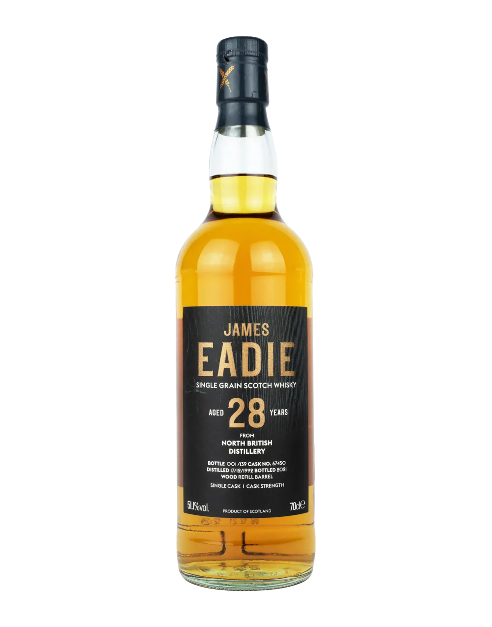North British 28-year-old single grain #67450