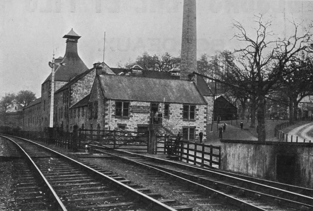 Aberfeldy Distillery and Siding.