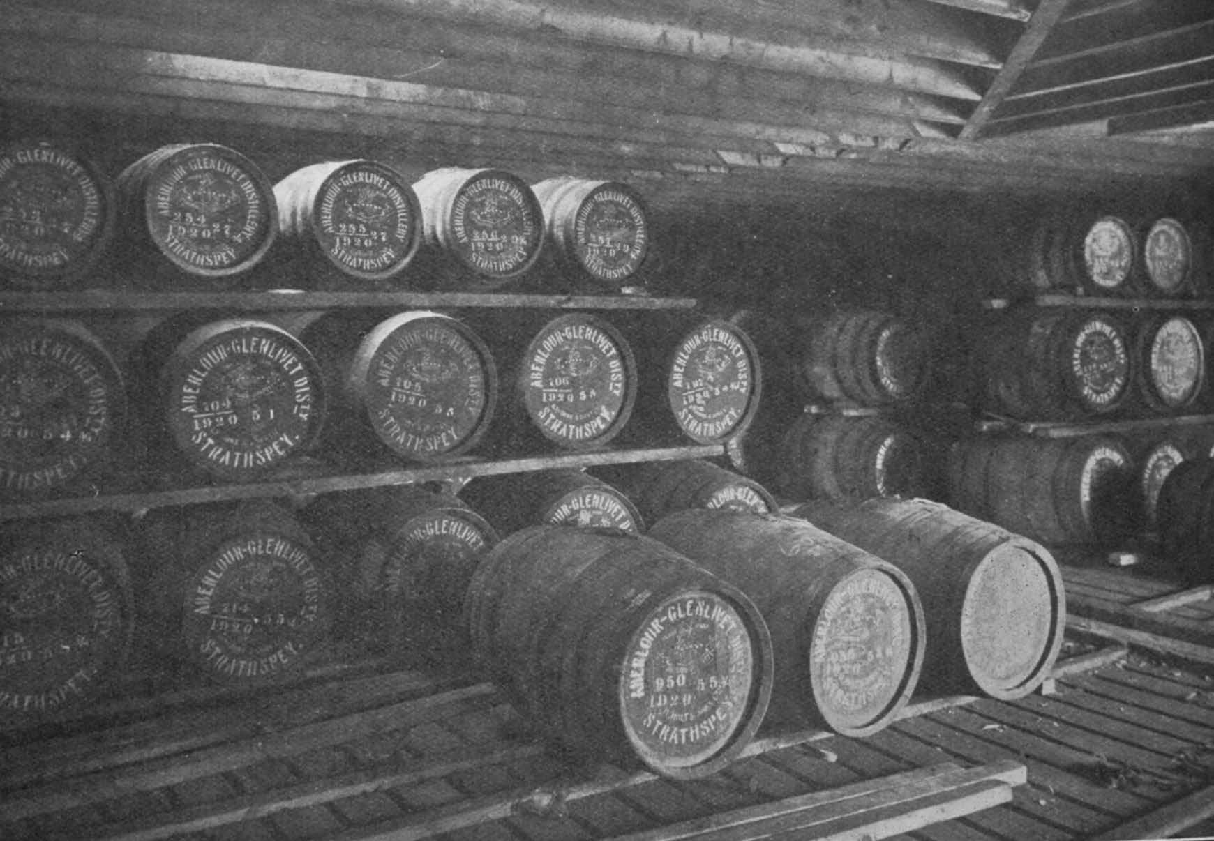 Aberlour: Stowage of the 1920 Make.