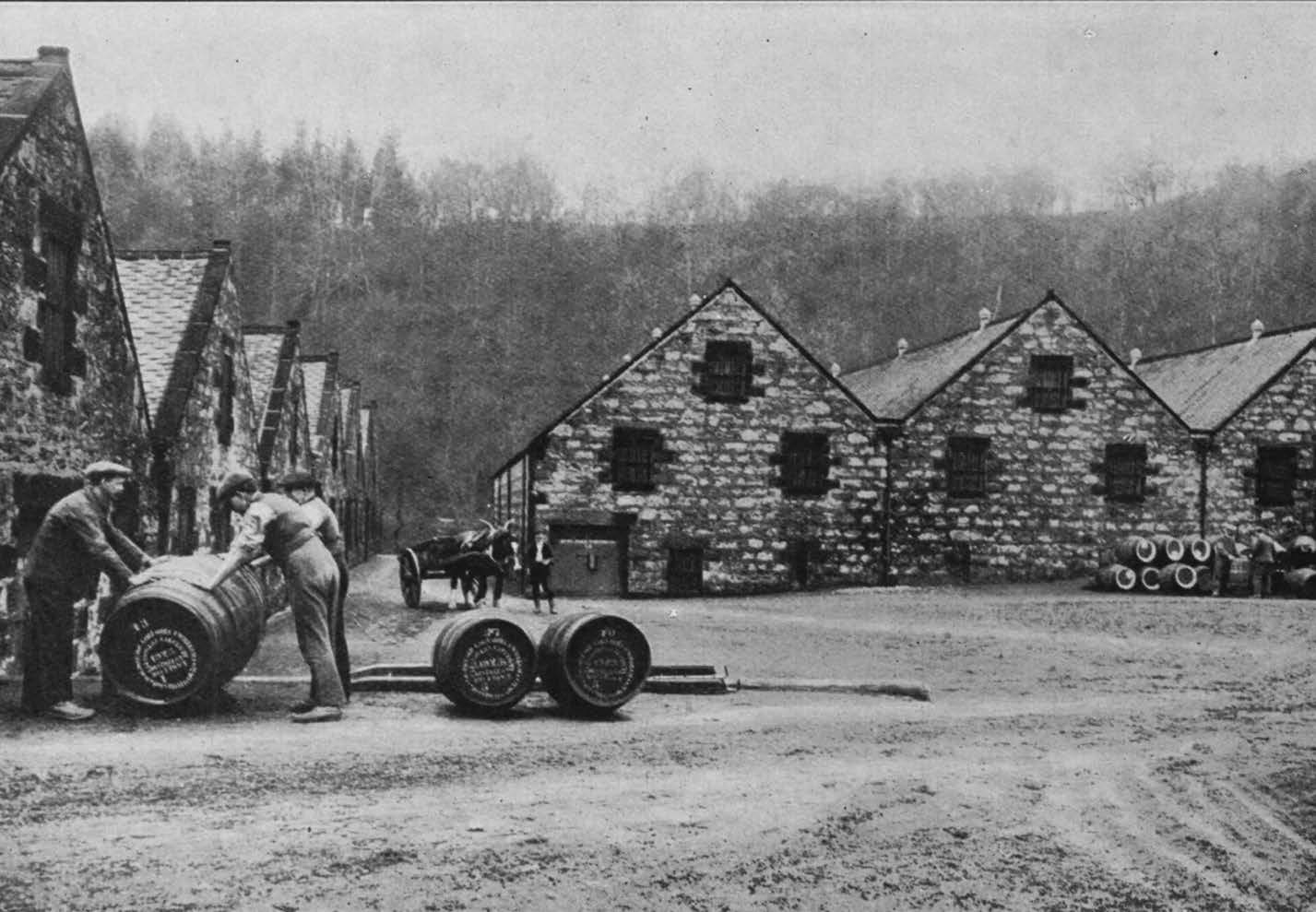 Glendullan: Some of the Bonded Warehouses.