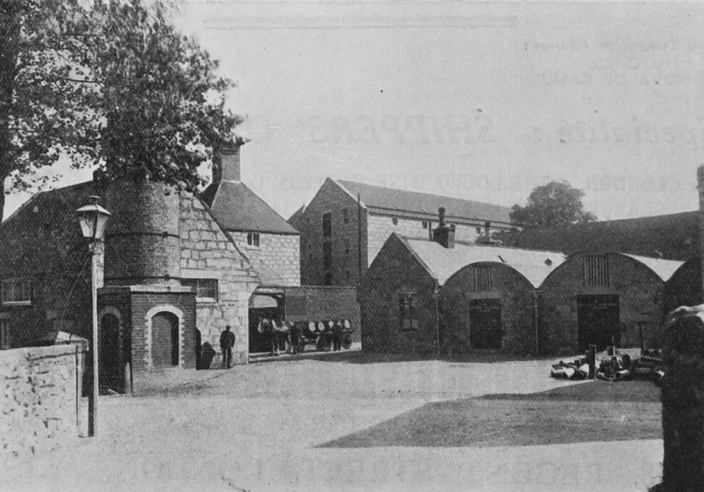 Exterior view of Glengarioch Distillery, Old Meldrum, Aberdeenshire.