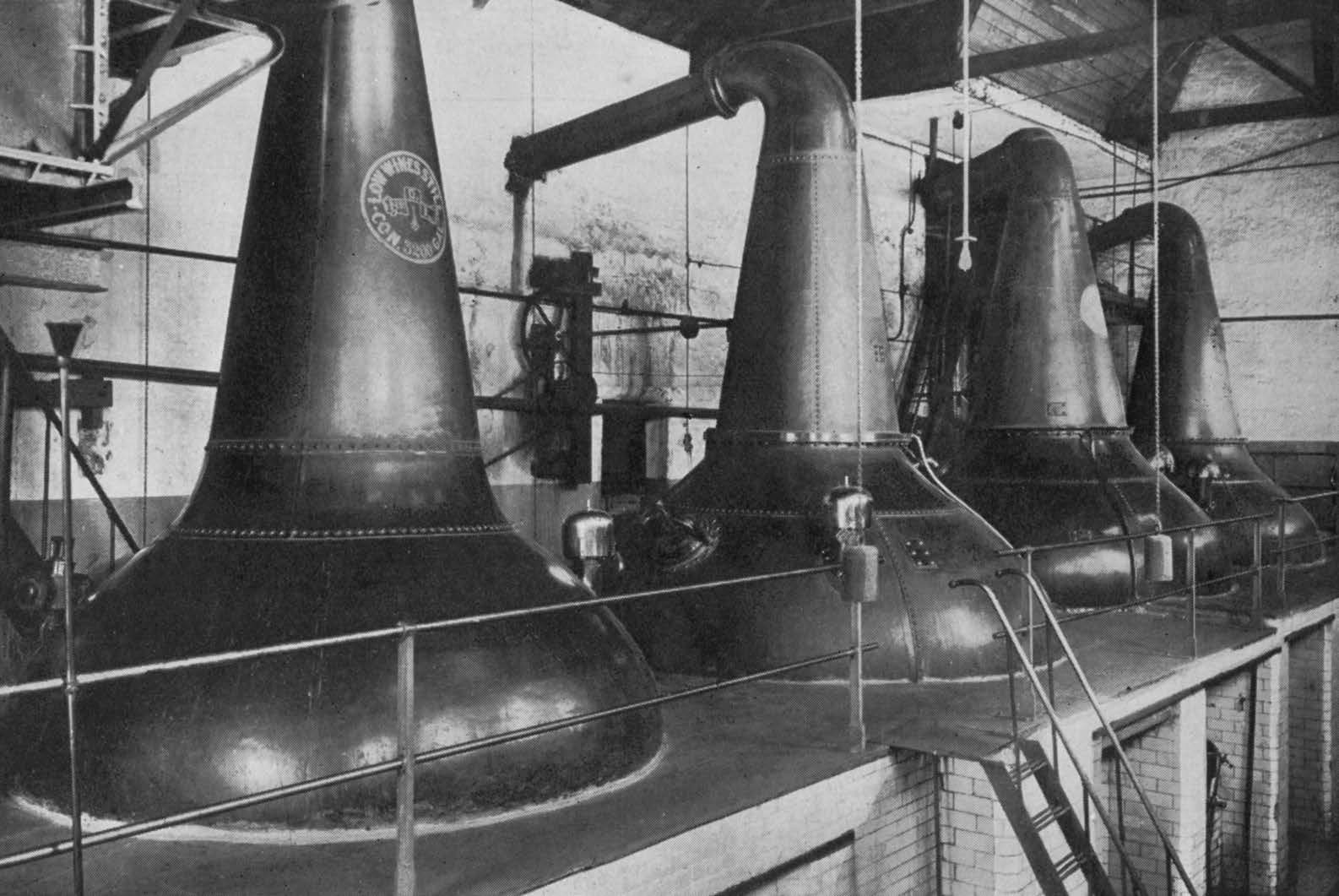 Glenlossie : The four stills.