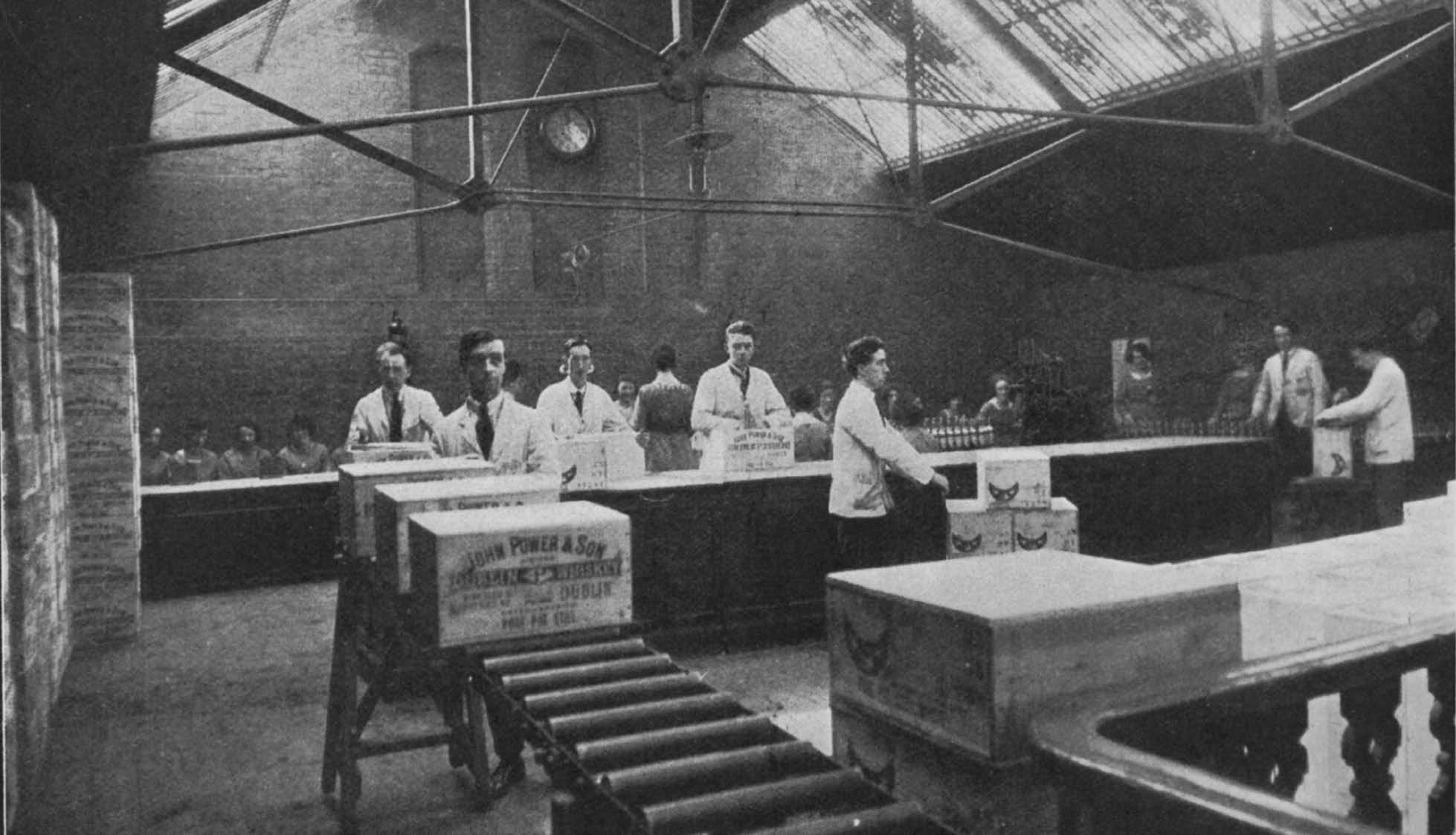 A Corner in Packing-room of Bottling Store.