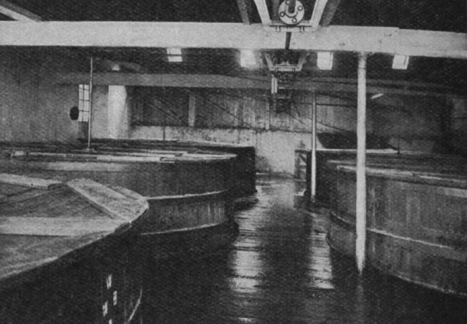 Linkwood-Glenlivet Distillery : Tun Room.