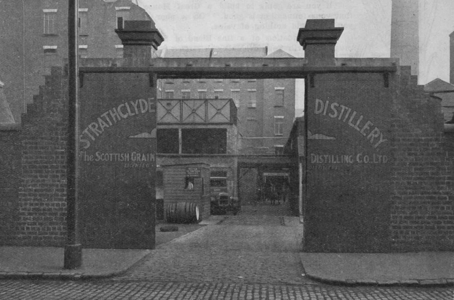Entrance to Courtyard of Distillery.