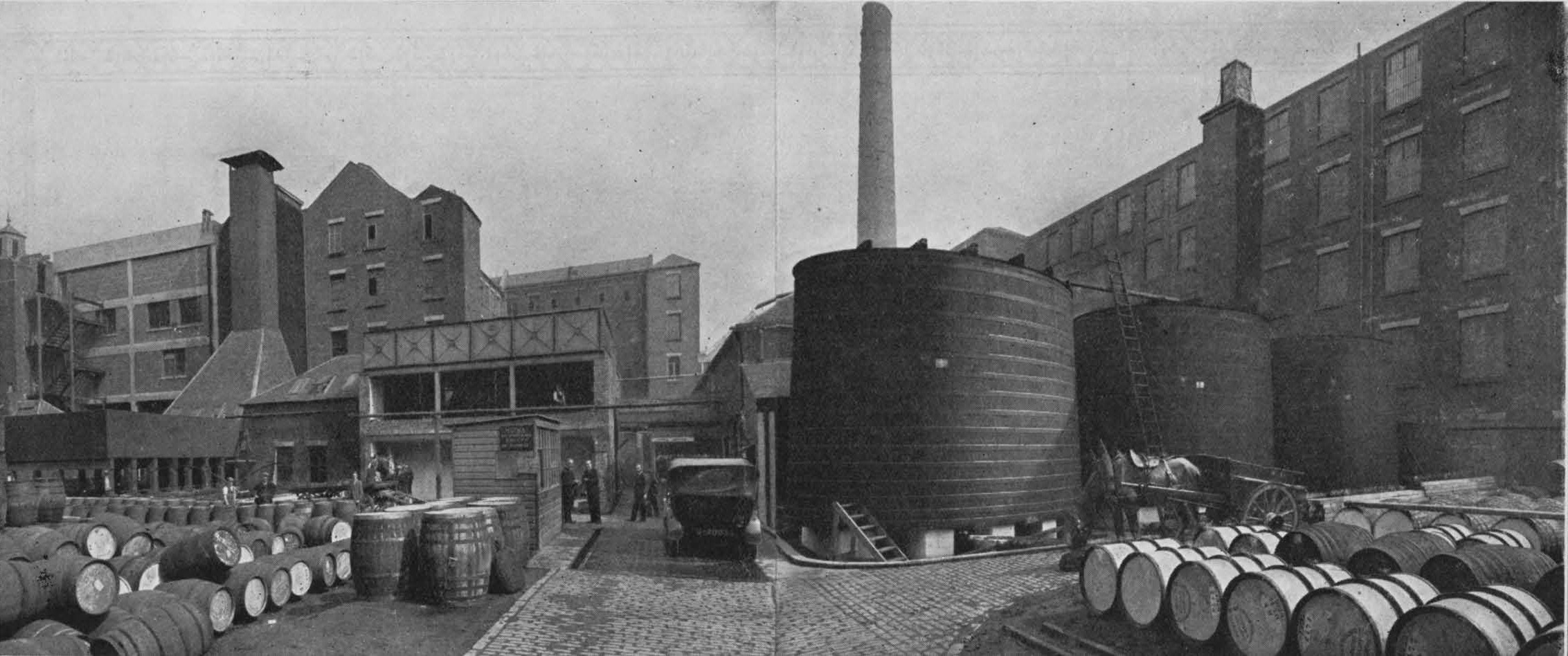 The Distillery as seen from the courtyard.